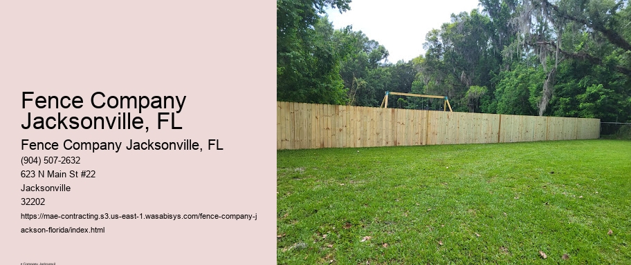 Fence Company Jacksonville, FL